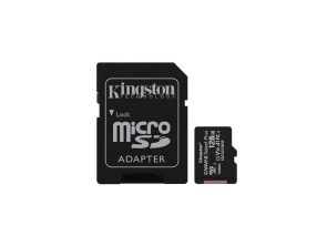   Kingston 128GB microSDXC Canvas Select Plus A1 CL10 100MB/s + adapter